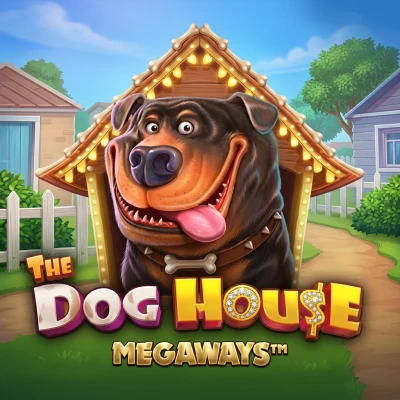 Dog House Megaways slot game tile in the PlayNow slots lobby