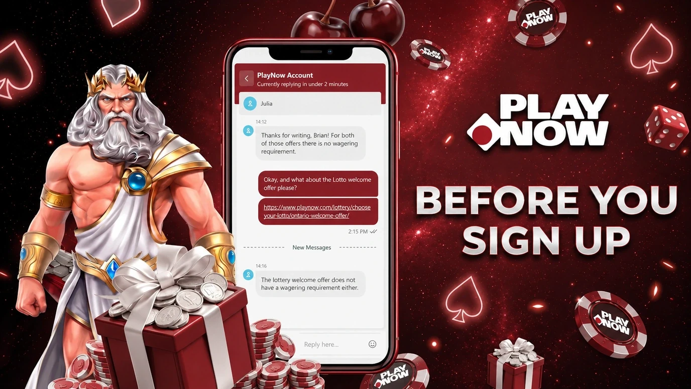 PlayNow Casino before you sign up